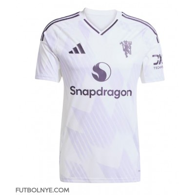 Camiseta Manchester United Patrick Dorgu #13 Visitante Equipación 2025-26 manga corta Camiseta Manchester United Patrick Dorgu #13 Visitante Equipación 2025-26 manga corta